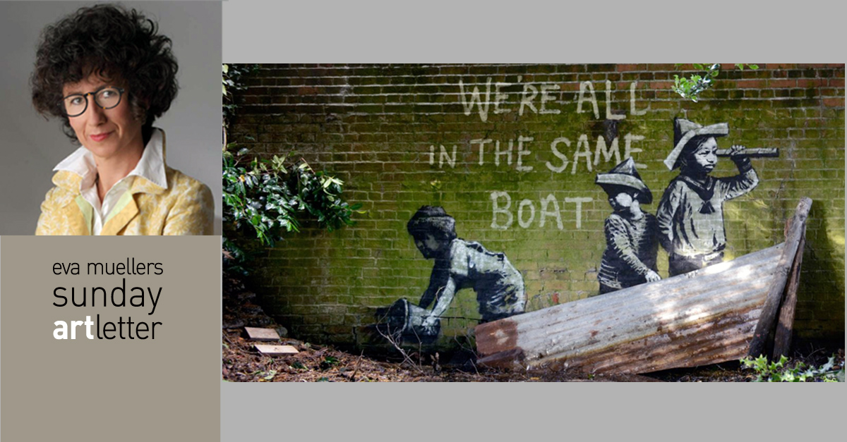 we are all in the same boat von banksy zu kunst und demokratie