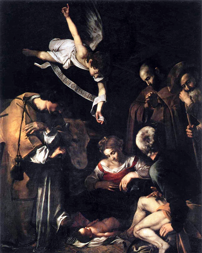 caravaggio christi geburt