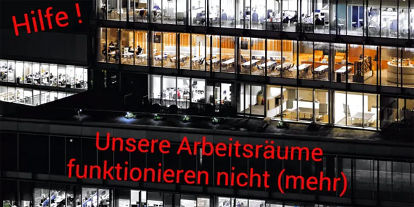 Hilfe! Unsere Arbeitsräume funktionieren nicht (mehr)